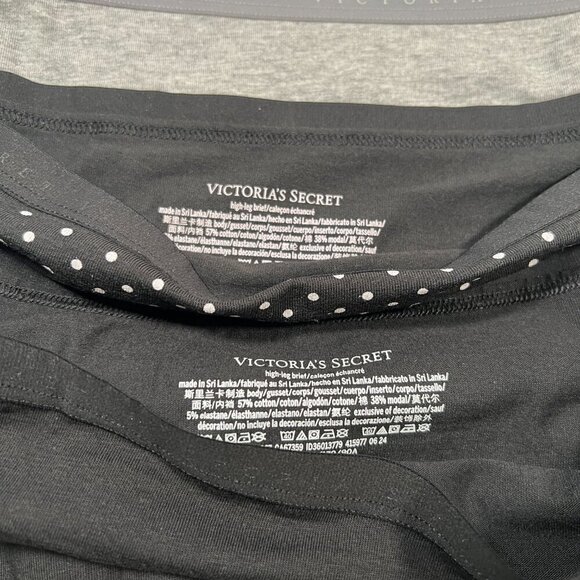 Victoria Secret XXL 2XL Brief Panties High Waist Leg Cotton Gift Set - Lot of 5 - Picture 8 of 9
